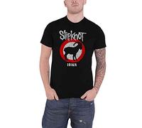 Slipknot T Shirt Iowa Goat Band Logo Official Mens Black S