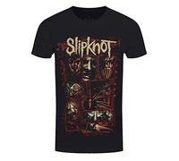 Band Monkey Slipknot Unisex T-Shirt Sketch Boxes (Back Print)