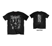 Slipknot - T-Shirt # L Unisex Black # Wanyk White Splatter
