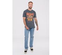 Slipknot T Shirt Liberate Band Logo Dye Wash Official Licensed Mens Black