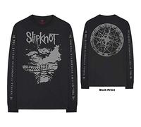 Slipknot - T-Shirt Maniche Lunghe # M Unisex Black # Subliminal Verses