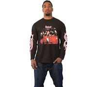 Slipknot Unisex Long Sleeve T-Shirt: Spit it Out (Back & Sleeve Print) (X-Large)