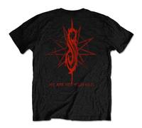 Slipknot T Shirt We Are Not Your Kind Red Patch Band Logo Official Mens Black