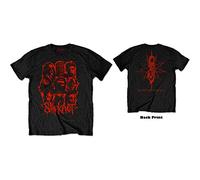 (XXL, Black) Slipknot We Are Not Your Kind Red Patch T Shirt