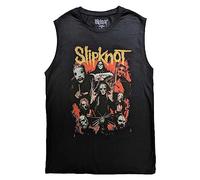 Slipknot Tank Top Muscle T Shirt Come Play Dying Official Unisex Black L