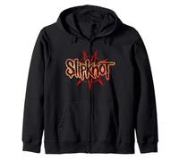 Slipknot TESF Pentagram Heads Metal Horror Zip Hoodie
