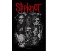 Slipknot Textile Flag Poster Masks Band Logo Official Black One Size