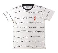 Slipknot The End So Far Tribal S Barcode Ringer T-Shirt in White | Size: Small Slipknot White S