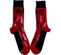 Slipknot Tribal S Red Socks One Size UK 7-11 NEW OFFICIAL