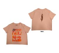 Slipknot Ladies Crop Top: The End So Far Faces Grid (Back Print) (XX-Large)