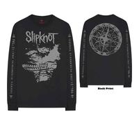 Slipknot Whiskey Long Sleeve T-Shirt Subliminal Verses 100% Cotton Black M