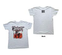Slipknot T Shirt Self Titled Band Logo Official Mens Grey L