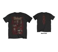 Band Monkey Slipknot Unisex T-Shirt Sketch Boxes (Back Print)