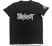 Slipknot Whiskey T-Shirt – Applique Logo & Star – Unisex Black S