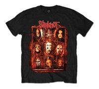 Slipknot Men's Rusty Face Short Sleeve T-Shirt, Black, Small