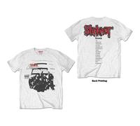 Slipknot Men's Iowa Tracklist T-Shirt White