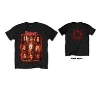 Slipknot Men's Rusty Face Short Sleeve T-Shirt, Black, X-Large