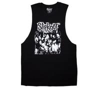Slipknot Unisex Vest T-Shirt: Album Splatter (Black) (Back Print) (X-Large)