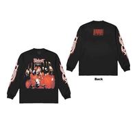 (XL, Black) Slipknot T Shirt Spit it Out Barcode Band Logo new Official Unisex Long Sleeve