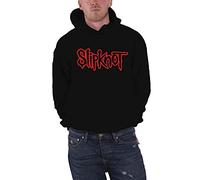 Slipknot Unisex Adult Back Print Logo Pullover Hoodie (XS) (Black)
