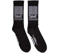 Slipknot Unisex Adult Barcode & Tribal Terrycloth Socks / 7 UK-11 UK Black/White