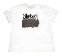 Slipknot Unisex Adult Choir Cotton T-Shirt (4XL) (White)