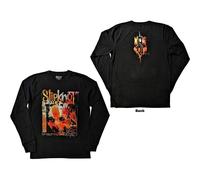 The End So Far Pepper Band Logo Long Sleeve T Shirt Slipknot Black S