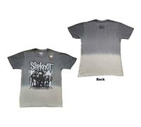 Slipknot T Shirt Barcode Photo Band Logo Official Unisex Dip Dye Grey L