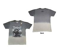 Slipknot T Shirt Barcode Photo Band Logo Official Unisex Dip Dye Grey XL