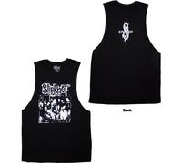 Slipknot Unisex Vest T-Shirt: Album Splatter (Black) (Back Print) (Medium)