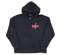 Slipknot Unisex Zipped Hoodie 9 Point Star (Back Print)