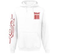 Slipknot Wait & Bleed Barcode Hoodie white XXL