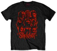 Slipknot WANYK Red Patch Black T-Shirt OFFICIAL