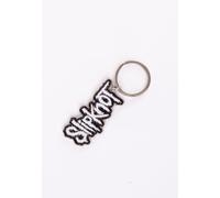 Slipknot - White Logo Black Border - Keychain - white - Onesize - Metal,Metal Onesize