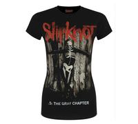 Slipknot Women's .5: The Gray Chapter Album T-Shirt in Black | Size: Medium Slipknot Black M