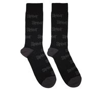 Slipknot Women's All-Over Print Logo Socks in Black | Size: 6-9 Slipknot Black 6-9
