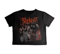 Slipknot Women's Ouija Belt Crop Top in Black | Size: Small Slipknot Black S