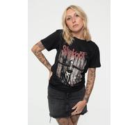 Slipknot Women's The Gray Chapter Skinny Fit T-Shirt in Black | Size: Large Slipknot Black L