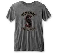 Slipknot - T-Shirt # Xl Unisex Grey # World Tour