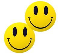 Slipmat Factory Smiley Slipmat Pair 2 Units 300mm 2mm Yellow Black