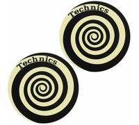 Slipmat Factory Technics Spiral 12" Vinyl Record Slipmats (pair, glow in the ...
