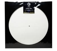 SLIPMATS: SLIPMAT Leather White - Diameter: 295 mm - Thickness: 1.5 mm - Audio Anatomy Made in EU