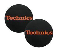 Slipmats Technics Black Logo Red 1 Pair 0020101759