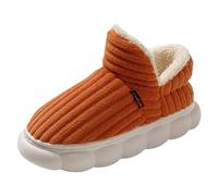 Slipper Booties Women Men - Cozy & Stylish Unisex Winter Cloud Slippers with Anti-Slip Thick Sole, Soft Fleece Lining - Fluffy Plush Slippers for Women and Men Comfy