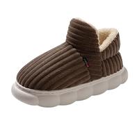 Slipper Booties Women Men - Cozy & Stylish Unisex Winter Cloud Slippers with Anti-Slip Thick Sole, Soft Fleece Lining - Fluffy Plush Slippers for Women and Men Comfy