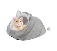 Slipper Cat Bed - Cozy Plush Pet Bed, Cute Cat Nest for Cats | Soft Lovely Warm Pet Cave Bed with Anti Bottom