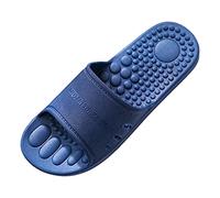 Slipper Couples Men Shower Room Home Non Slip Breathable Massage Soft Sole Shoes Slipper Comfortable Flat Shoes Blue