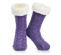 Slipper Fluffy Socks for Women and Ladies Men Heat Holding Sock Knitted Socks Wool Sherpa Fuzzy Bed Slippers Non Slip