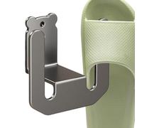 Slipper Holder - No Drill Bathroom Organizer, Multifunctional Shoes Hanger, Easy Drying Rack, Space-Saving Non Punching Slipper Hook, Wall Mount, Bathroom Accessories for Wall Home Storage Solution