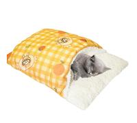 Slipper Shape Pet Bed - 48x34cm Thermal Cat Tent, Single Padded Footwear Style Cuddle Pod, Breathable Fabric With Anti Slip Base, Comfort Station, Soft Kitten Retreat For Floor And Sofa